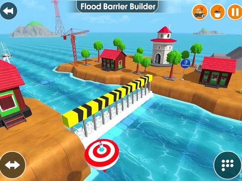 Flood Barrier Builder Gameplay in India